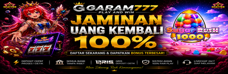 BONUS JAMINAN UANG KEMBALI 100%